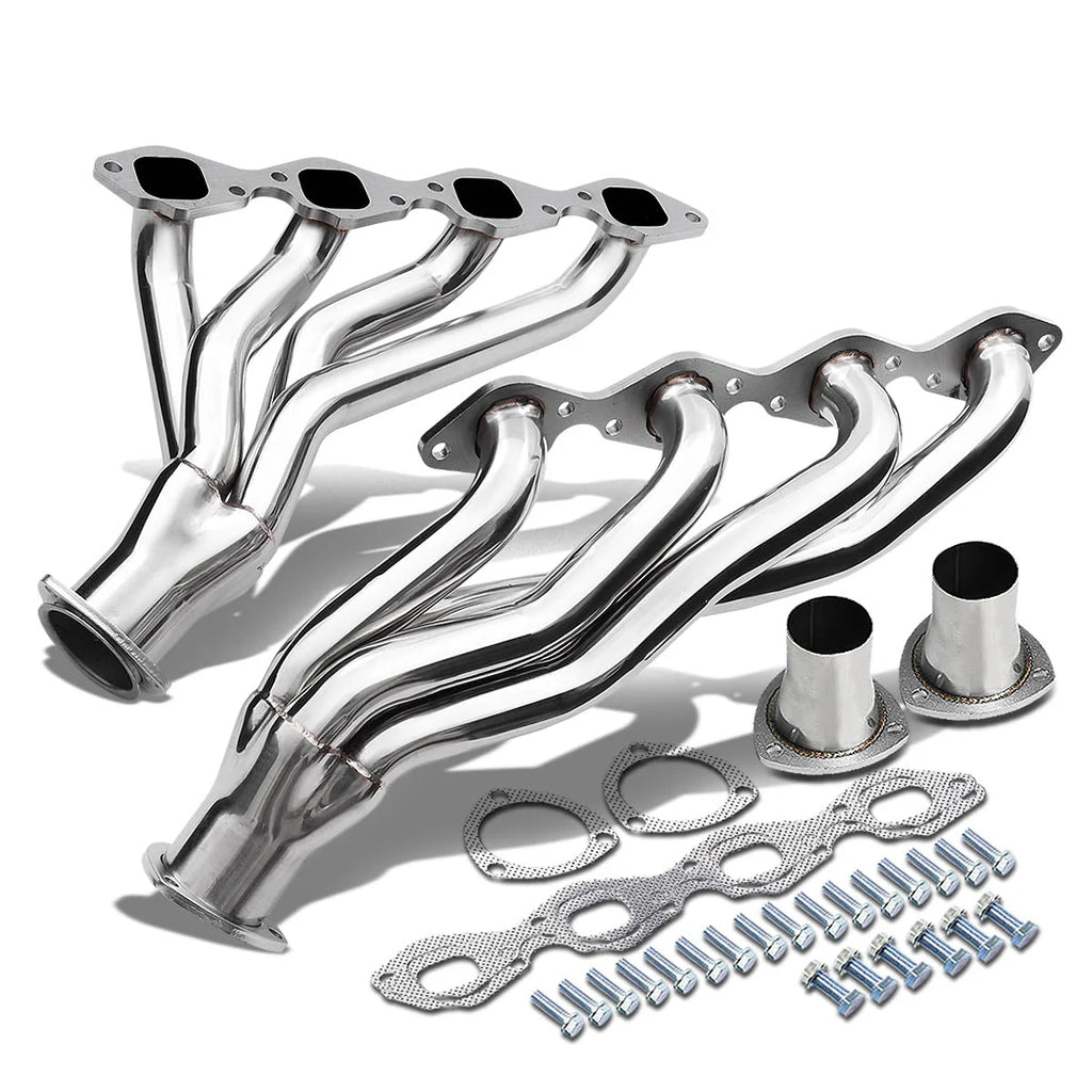 65-73 Chevy/ GM BBC V8 Square Port 366 396 402 427 454 Shorty Exhaust Header - Stainless Steel