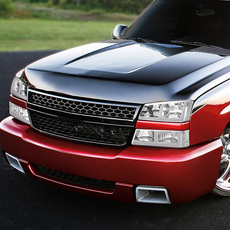 LED DRL Headlights 03-06 Chevy Avalanche Silverado 1500-3500 / HD