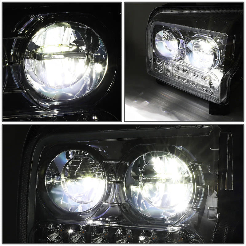 LED DRL Halo Sequential Headlights 19-22 Kenworth W990