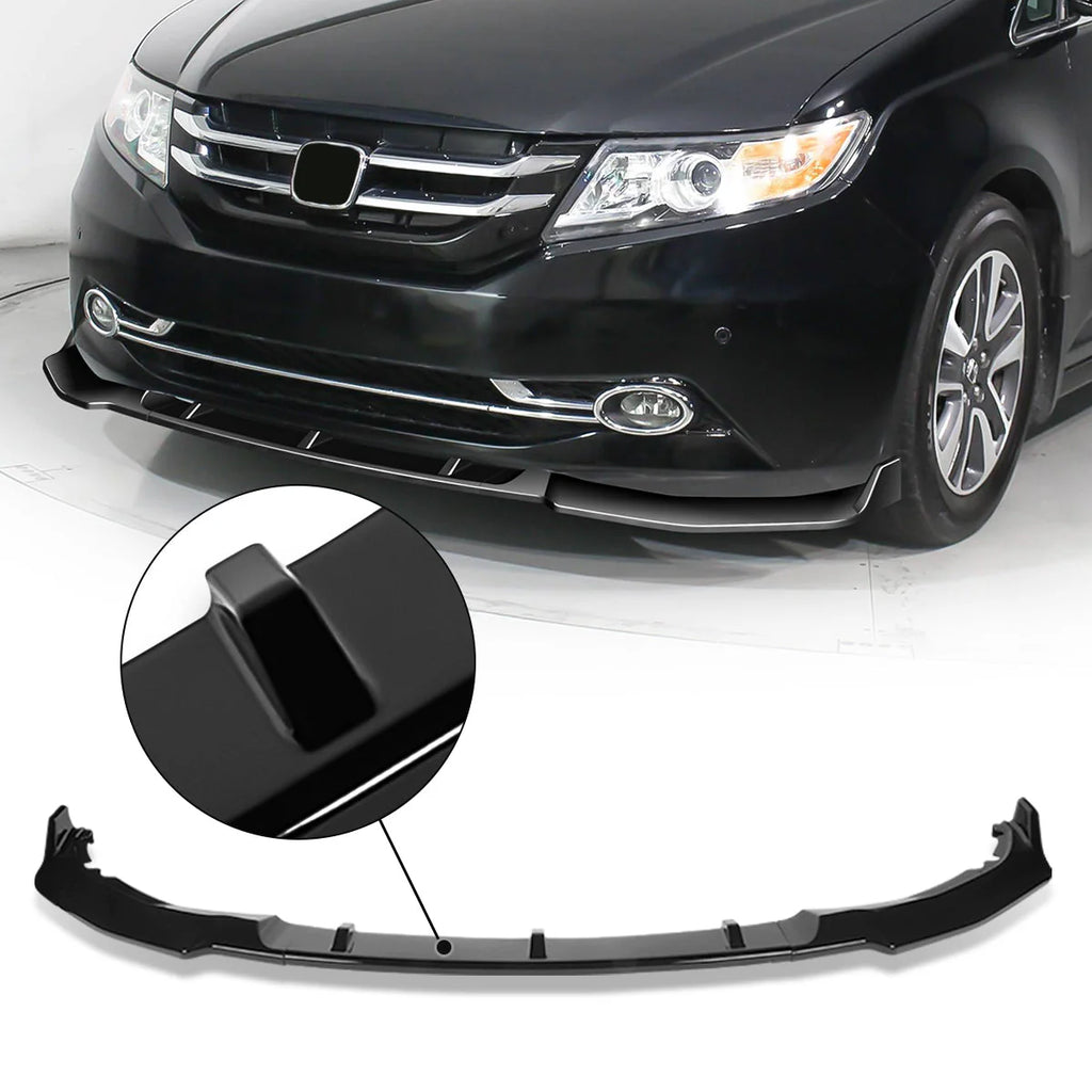 CK-Style Front Bumper Lip - Gloss Bla 11-17 Honda Odyssey