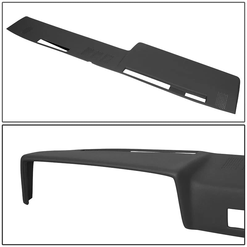 Black Dash Cap Cover Bezel Overlay 81-86 Chevy C/K 10 20 30, GMC 1500 2500 3500