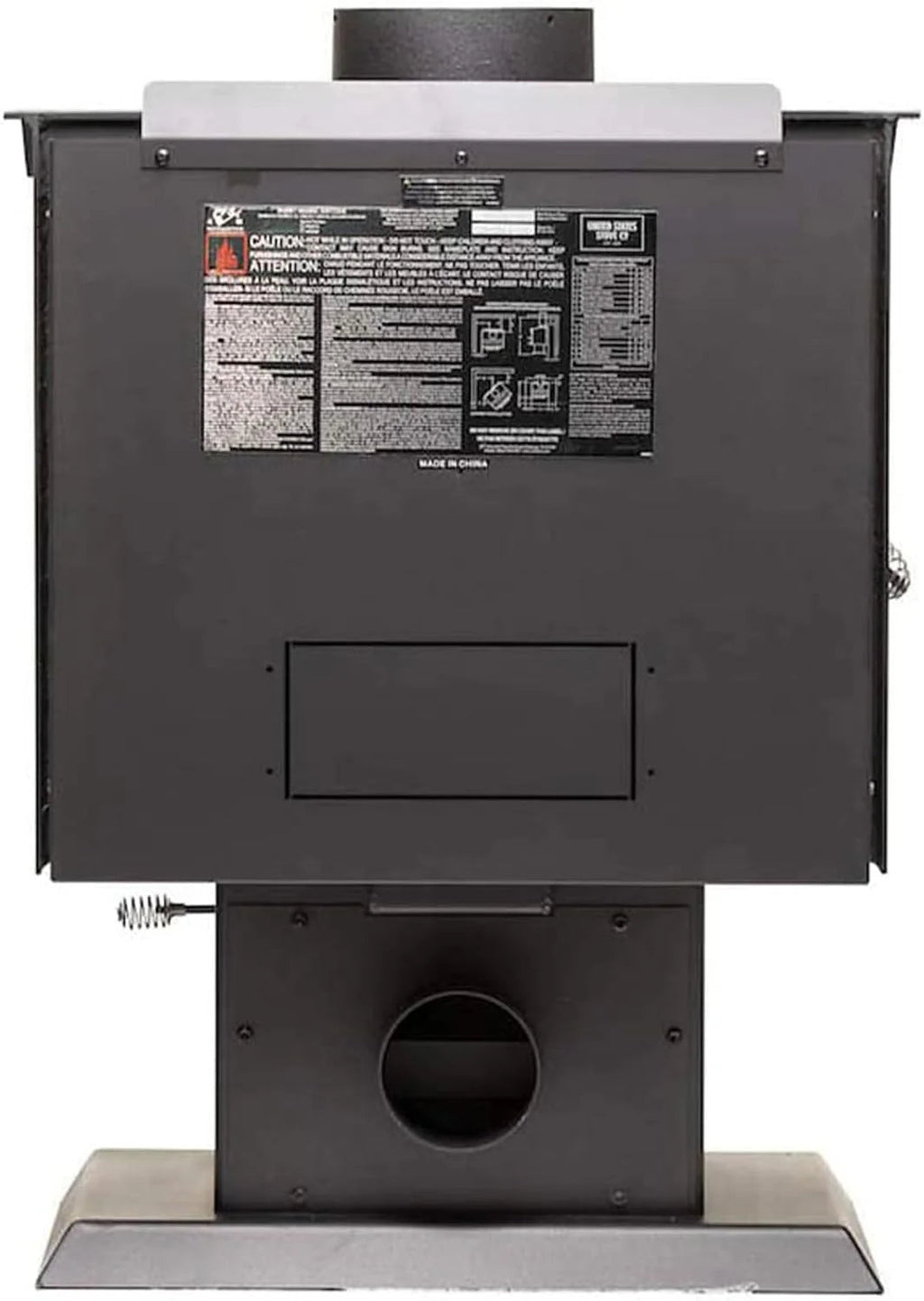 2026 Hearth AW1120E-P 1200 Sq. Ft. Pedestal Wood Stove