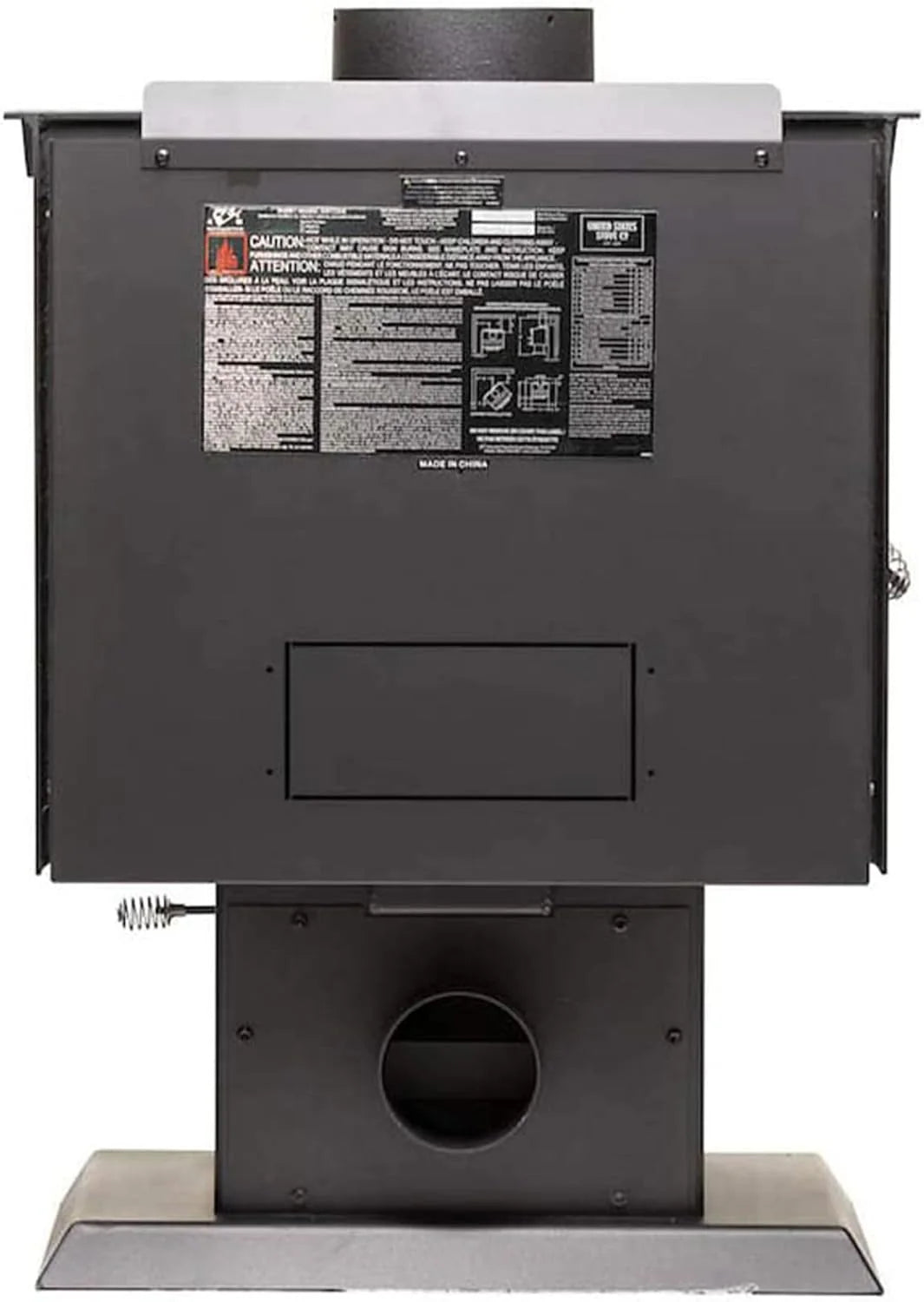 2026 Hearth AW1120E-P 1200 Sq. Ft. Pedestal Wood Stove