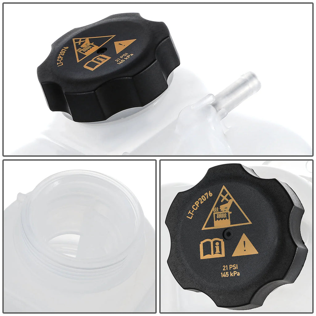 14-18 Jeep Cherokee KL Chrysler 200 2.4L Coolant Overflow Reservoir w/ Cap