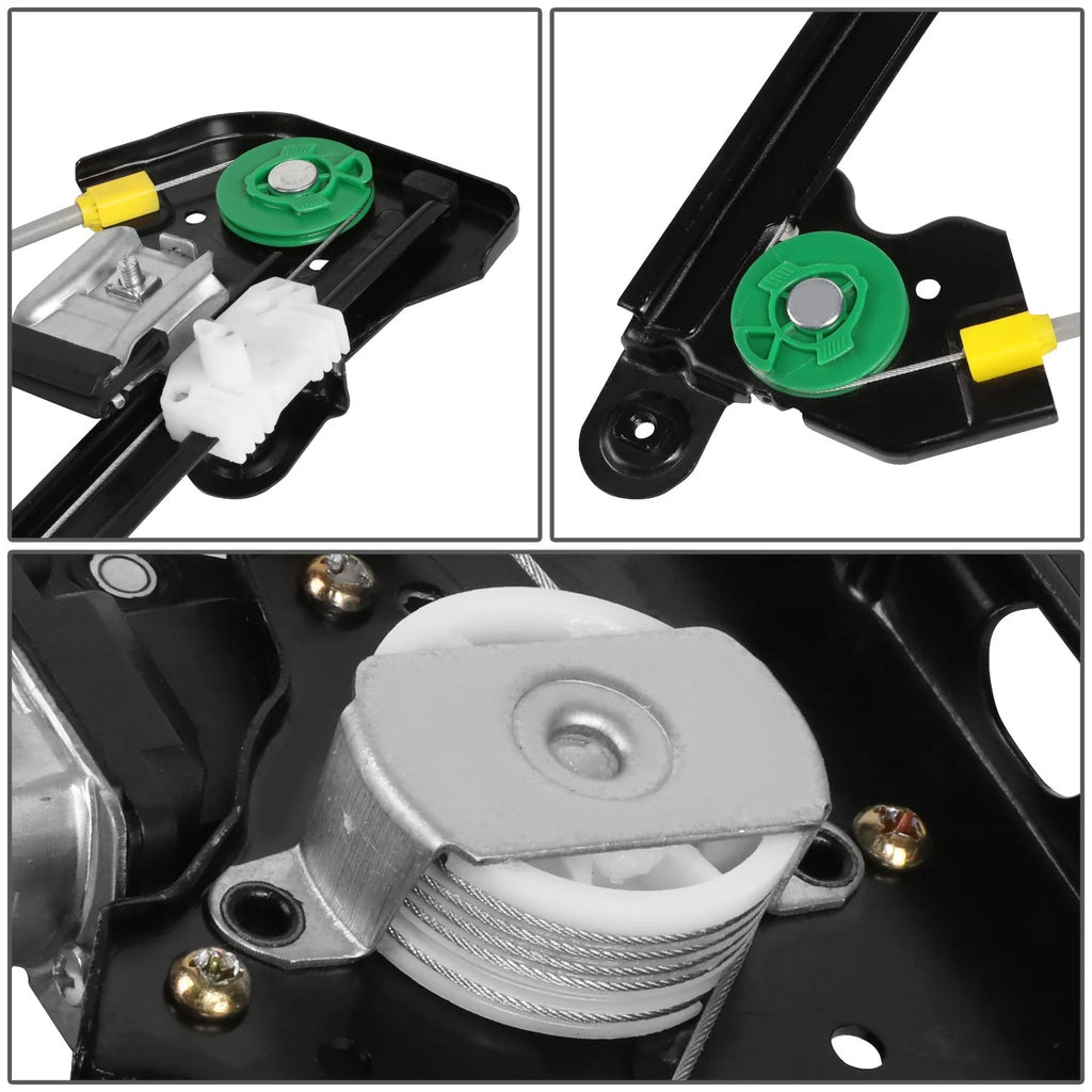 04-08 Ford F150 Lobo 06-08 Lincoln Mark LT Crew Cab Power Window Regulator w/Motor - Front Left Side