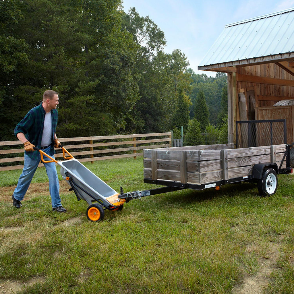 2026 Worx WG050 8-in-1 Aerocart Garden Cart/Wheelbarrow Heavy Duty/Dolly
