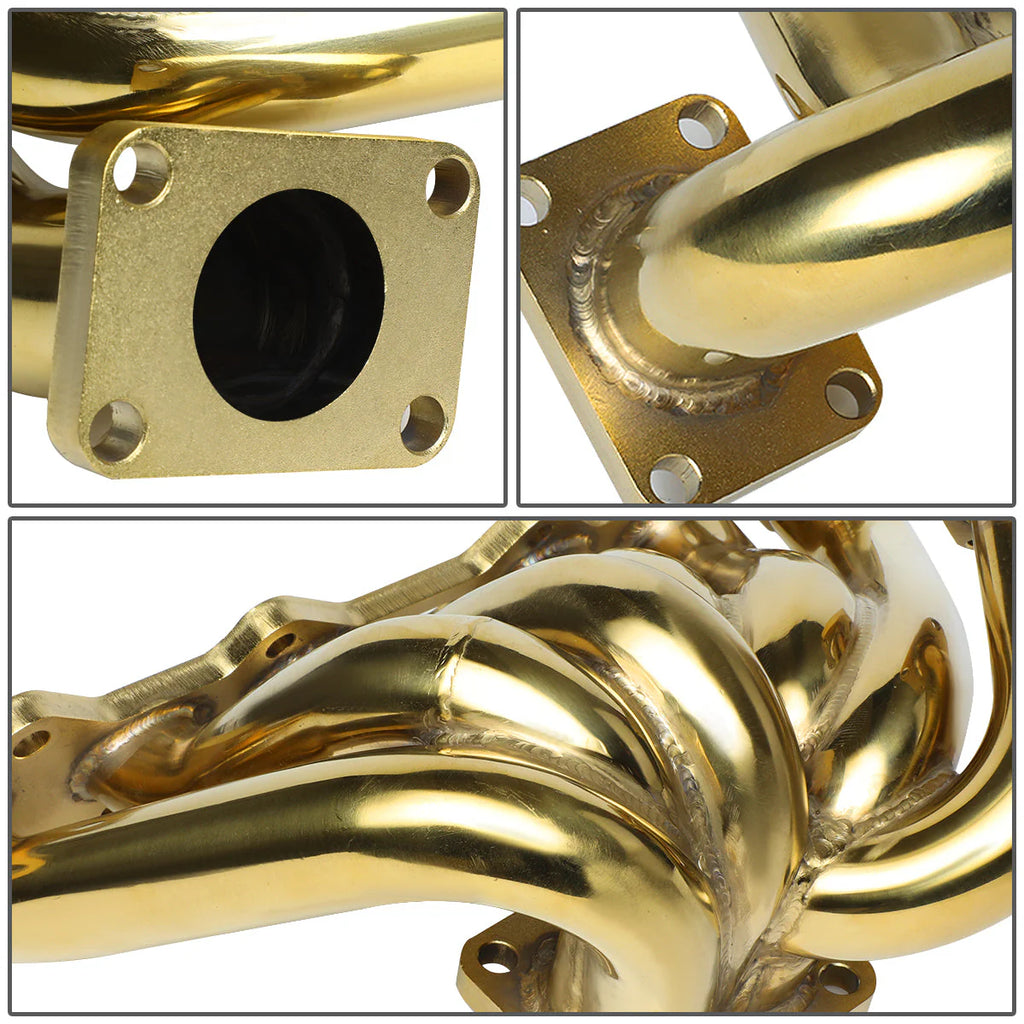 93-98 Toyota Supra 2JZGTE 3.0L 40mm 4-Bolt Flange T4 Turbo Manifold - Stainless Steel