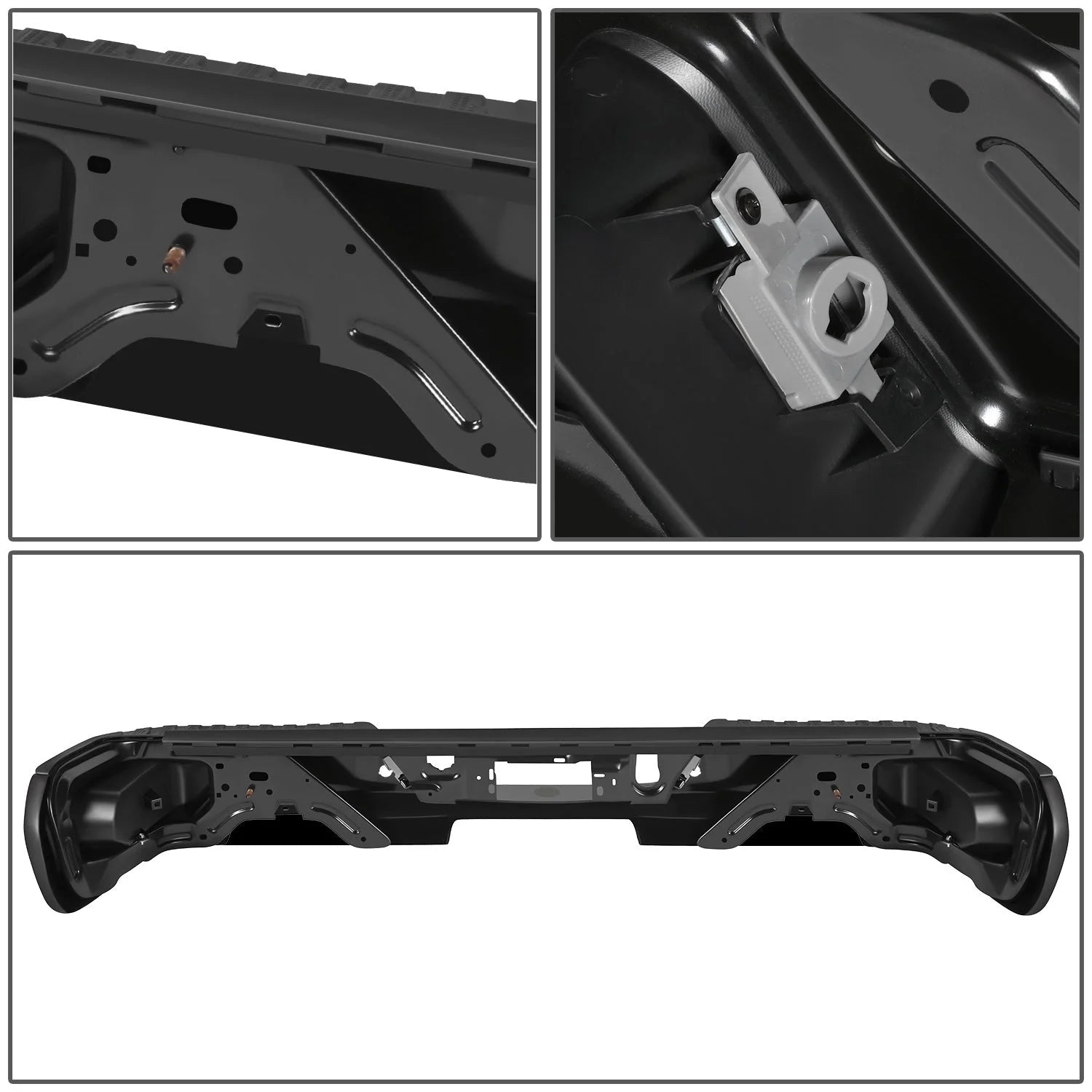 Rear Step Bumper w/License Plate Lights 19-23 Chevy/GMC Silverado Sierra 1500