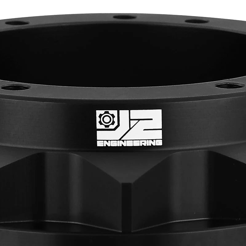 65-69 Ford Mustang 67-74 Bronco Aluminum Steering Wheel Hub Adapter - Black