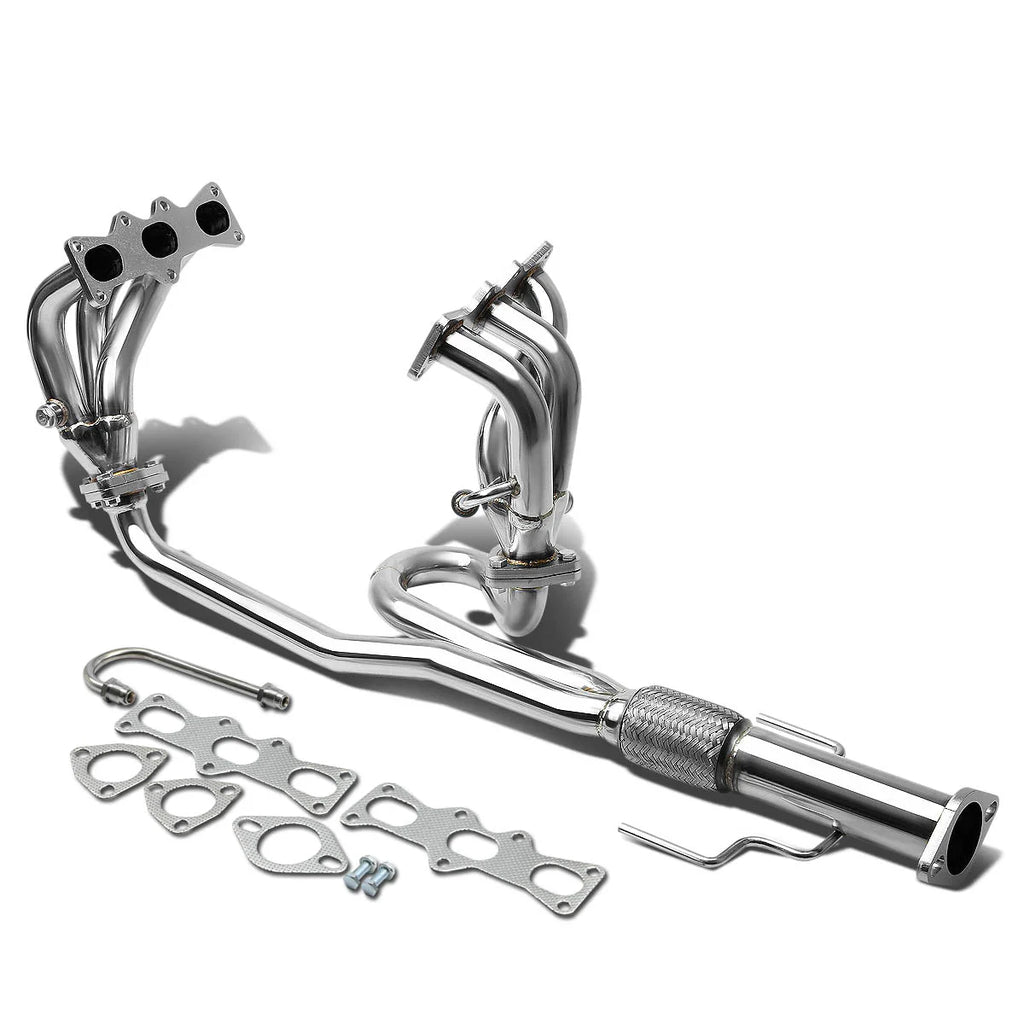 93-97 Ford Probe Mazda MX-6 V6 Long Tube 6-2-1 Exhaust Header - Stainless Steel