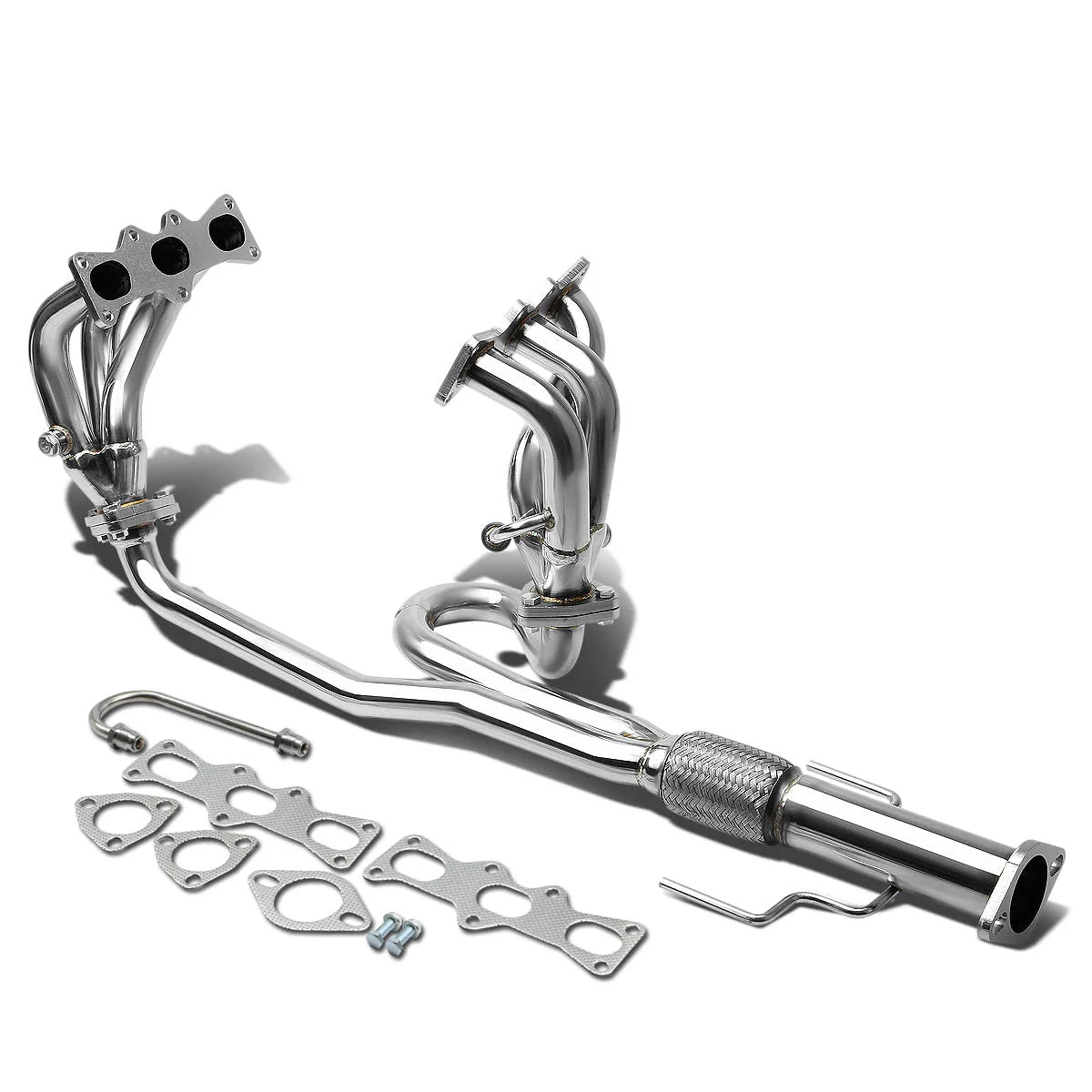 93-97 Ford Probe Mazda MX-6 V6 Long Tube 6-2-1 Exhaust Header - Stainless Steel