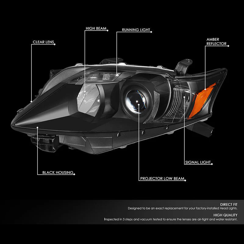 Factory Style Projector Headlights 10-12 Lexus RX350