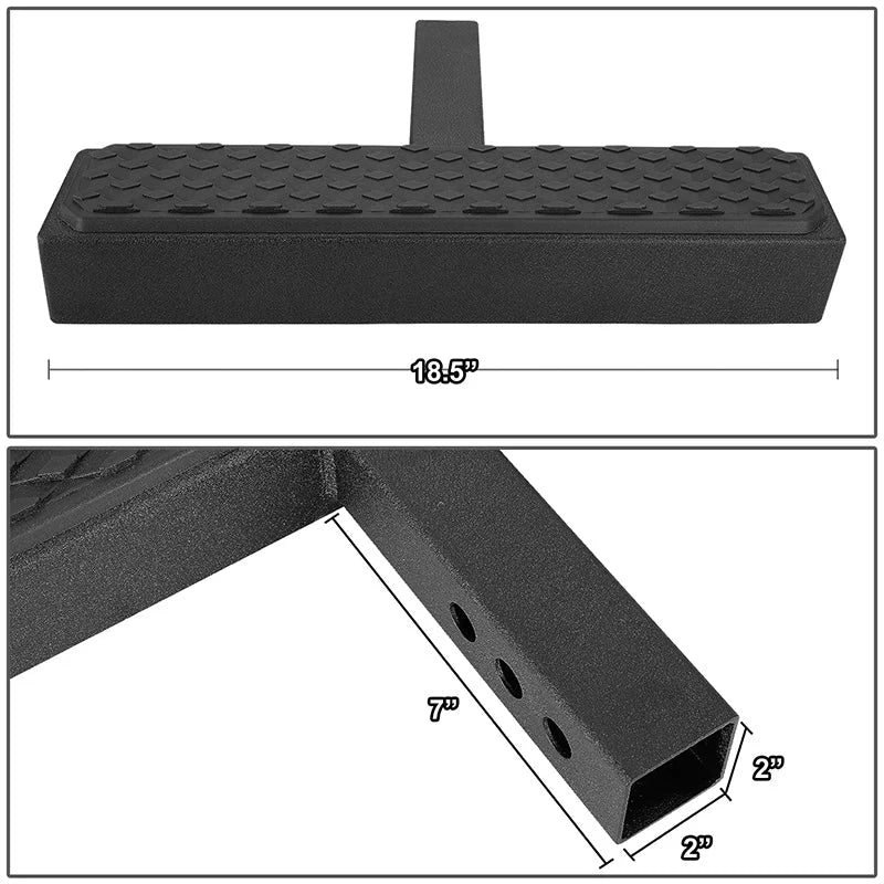 Trailer Tow Hitch Flat Step 18.5 In. W