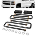 99-22 Chevy Silverado GMC Sierra 1500 1 in. Rear Lift Block Kit U-Bolts