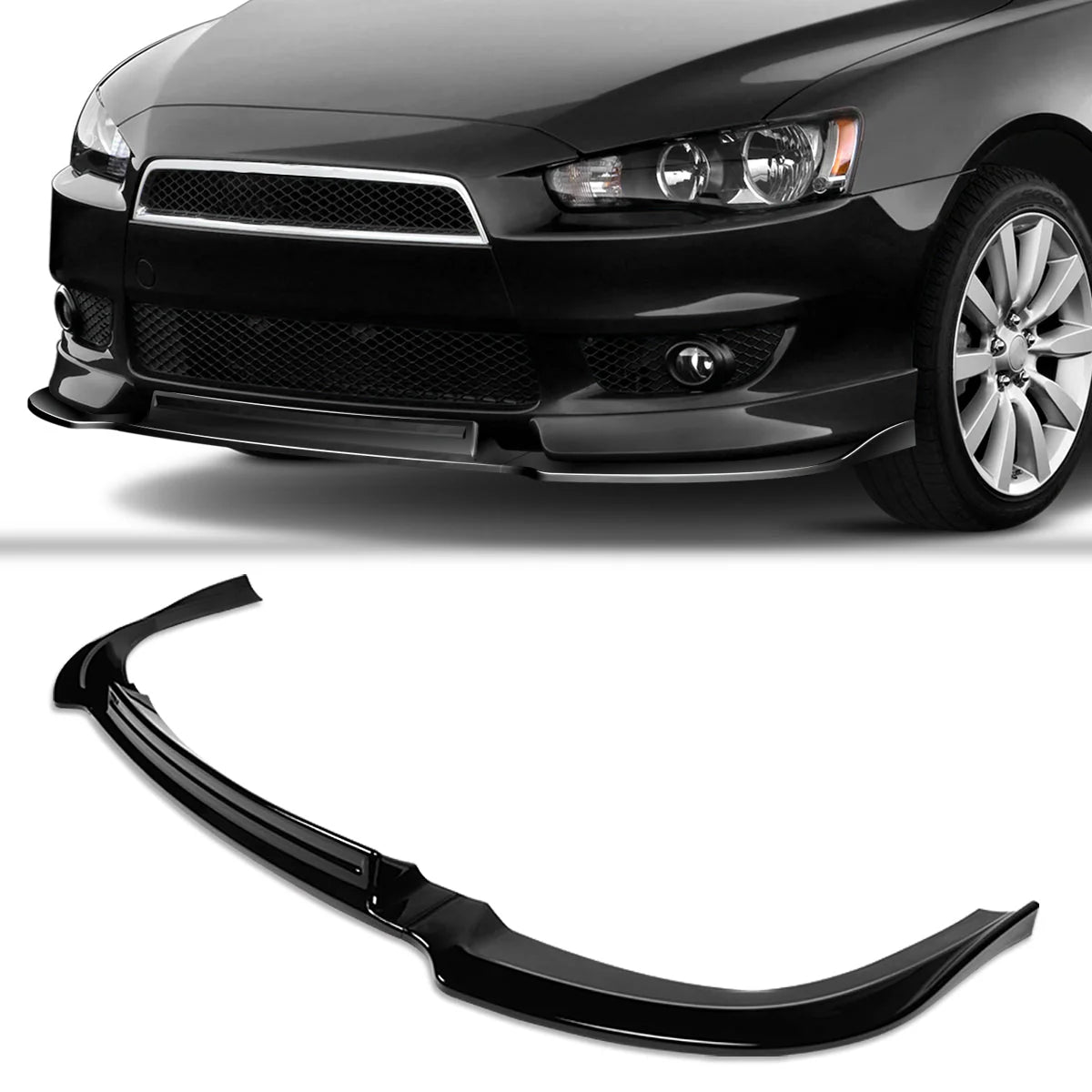 RA-Style Front Bumper Lip 08-15 Mitsubishi Lancer