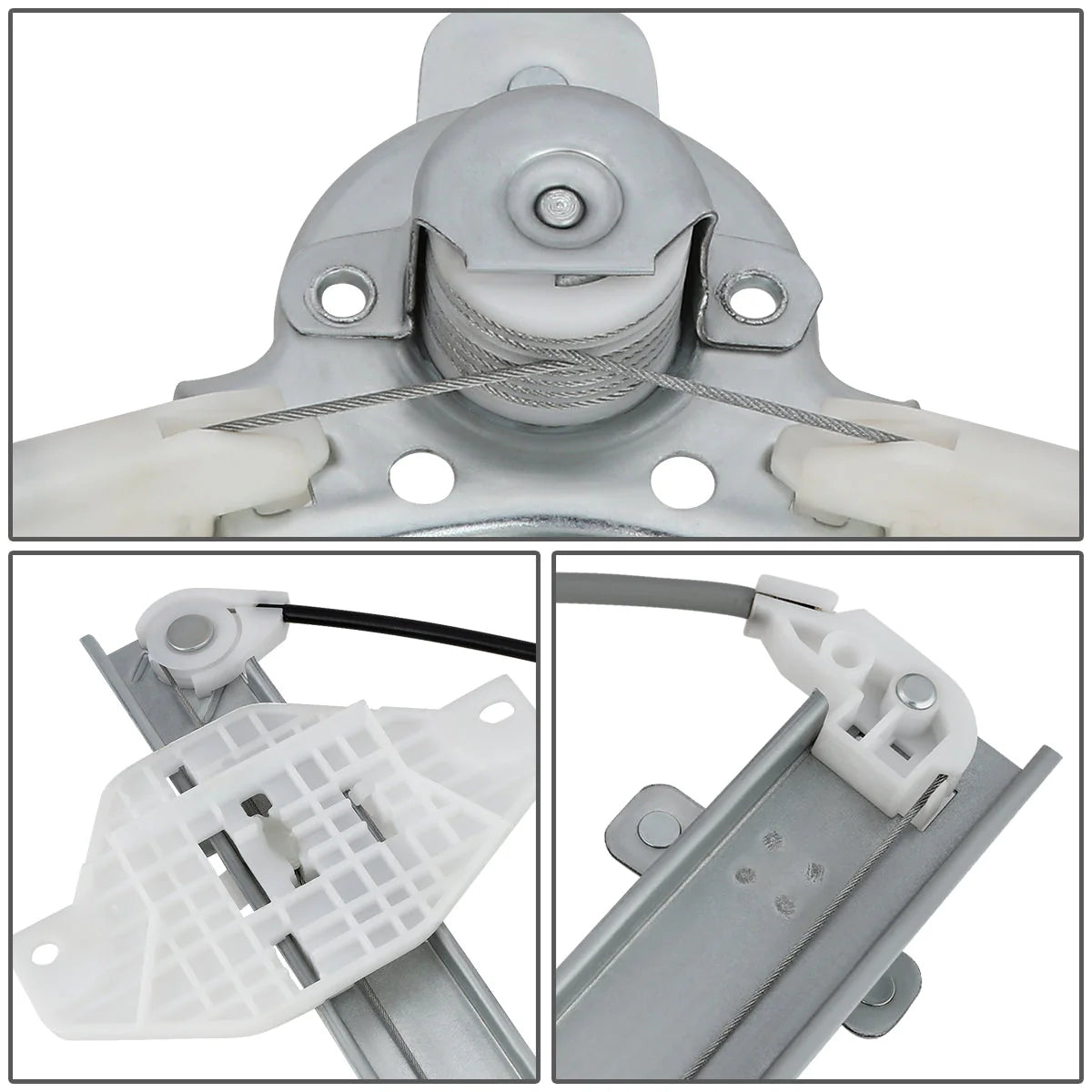 99-01 Hyundai Sonata Manual Window Regulator - Rear Right Passenger Side