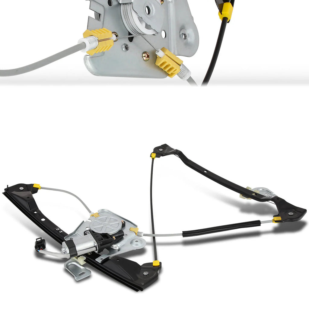 99-04 Oldsmobile Alero Pontiac Grand Am Sedan Power Window Regulator w/Motor - Front Left Driver Side
