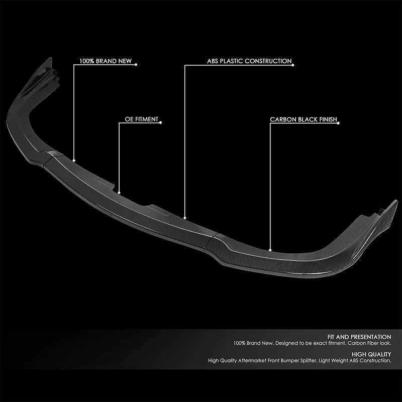 CS2-Style Front Bumper Lip Splitter 06-07 Subaru Impreza WRX / STI