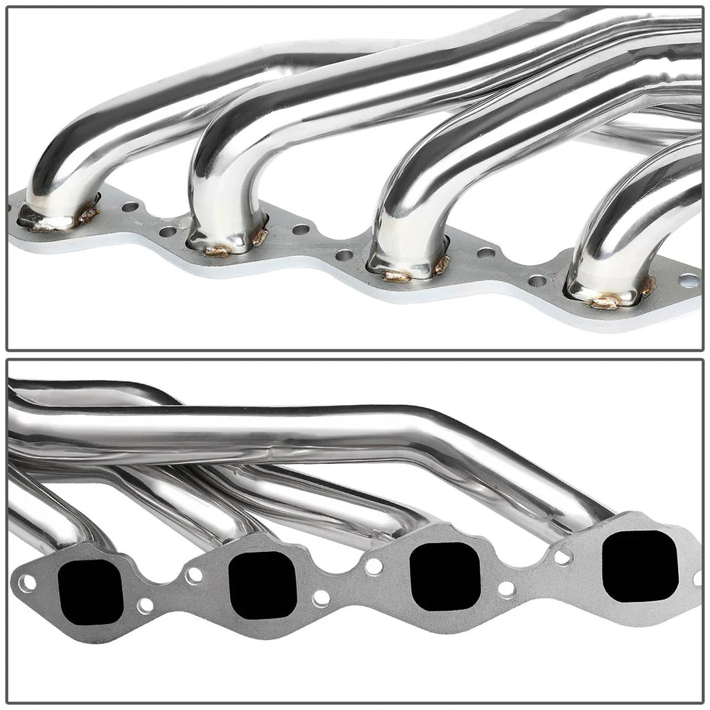 65-73 Chevy/ GM BBC V8 Square Port 366 396 402 427 454 Shorty Exhaust Header - Stainless Steel