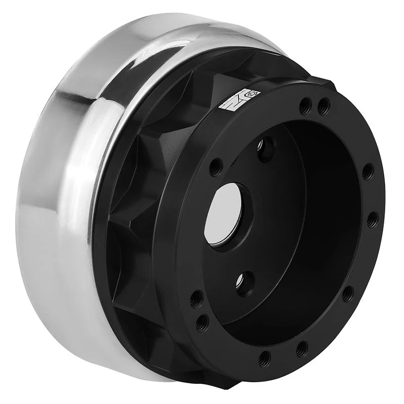 65-69 Ford Mustang 67-74 Bronco Aluminum Steering Wheel Hub Adapter - Black