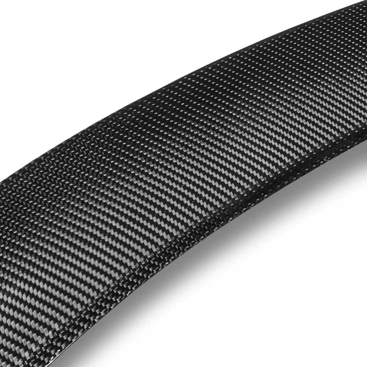 08-14 Mercedes-Benz C63 AMG C300 C350 Sedan Rear Trunk Lid Spoiler - Carbon Fiber
