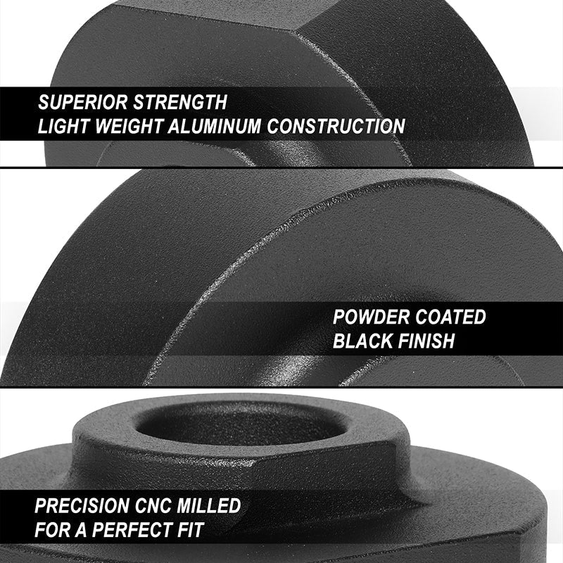99-20 Ford F250 F350 Super Duty 2WD 3 in. Front Leveling Coil Spring Spacer Kit