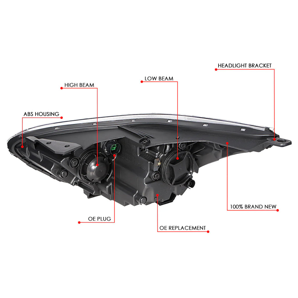 Factory Style Projector Headlight (Right) 19-21 Kia Forte Sedan