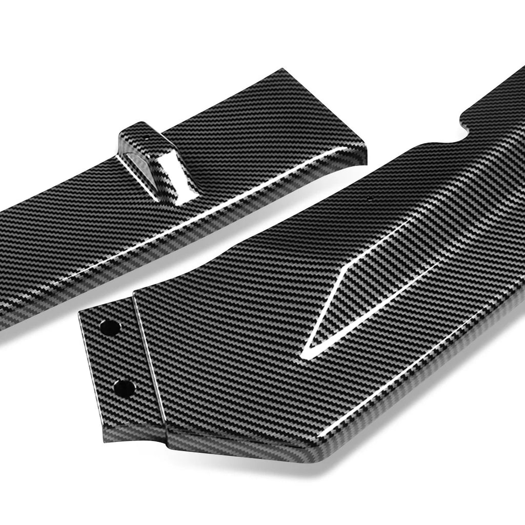 3 Pieces STP Style Front Bumper Lip 16-19 Jaguar XE
