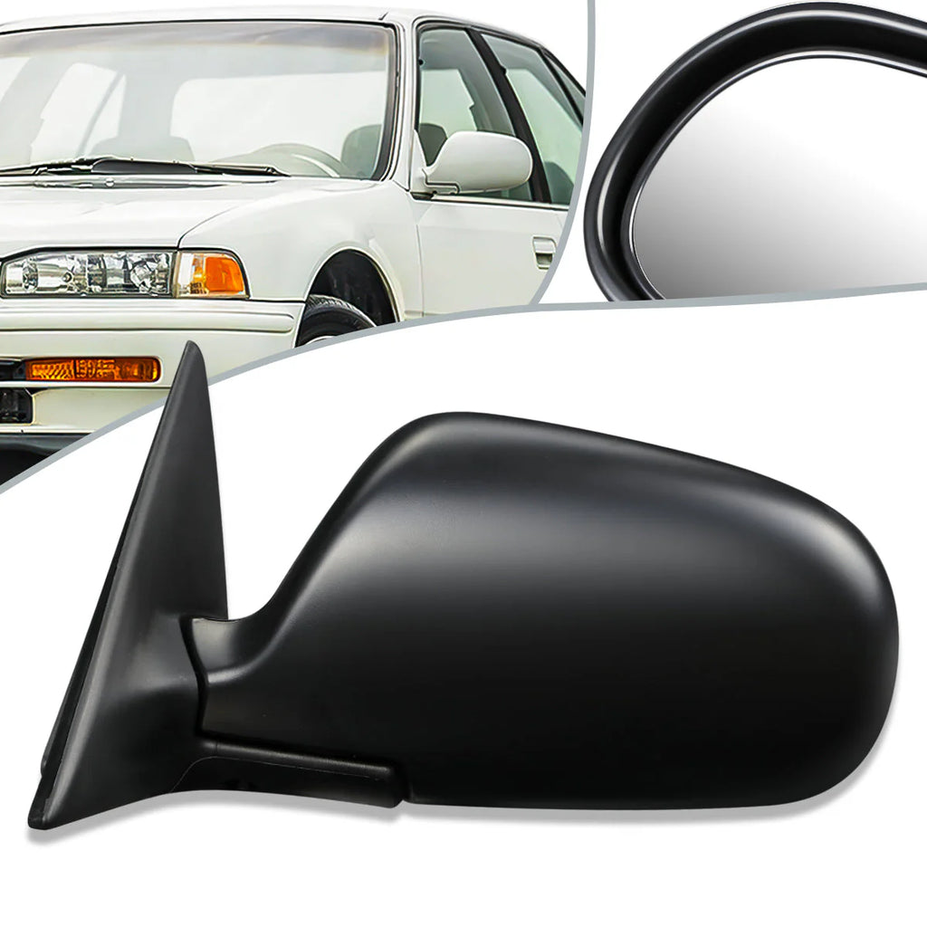 Powered Side View Mirror (Left) 90-93 Honda Accord