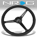380mm 2.25 in. Deep Dish Steering Wheel Fits w/ Hubs 6-Bolt X 70mm Bolt Pattern