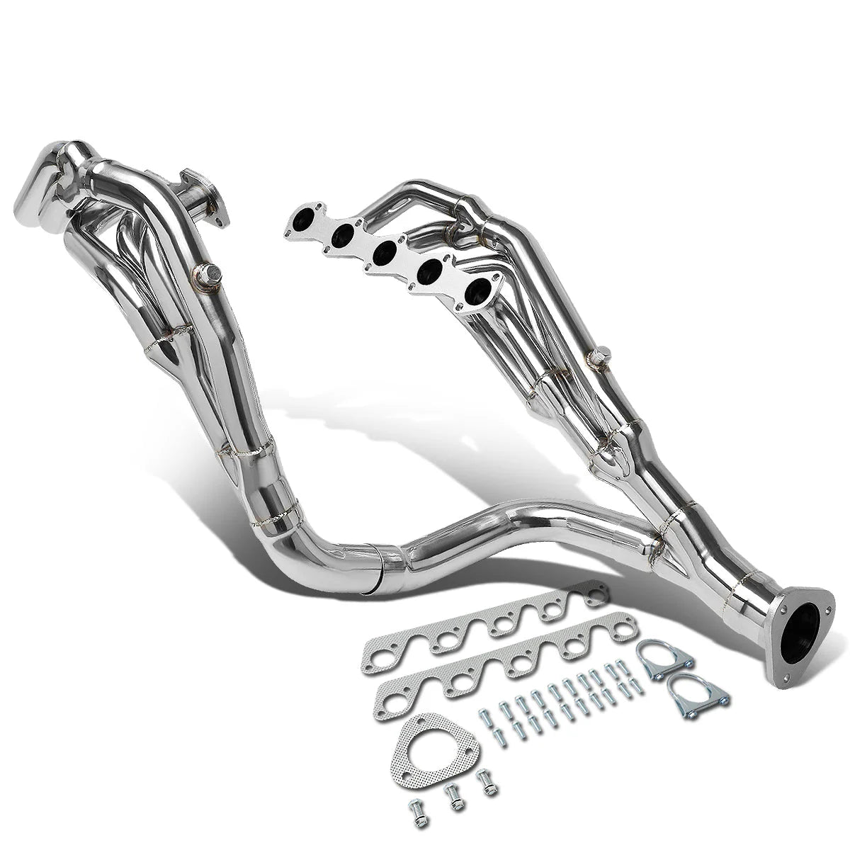99-04 Ford F250 F350 Super Duty Tri-Y Long Tube Exhaust Header - Stainless Steel