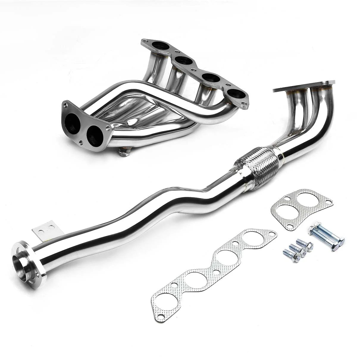 93-97 Toyota Corolla 1.6L 4-2-1 Long Tube Exhaust Header - Stainless Steel