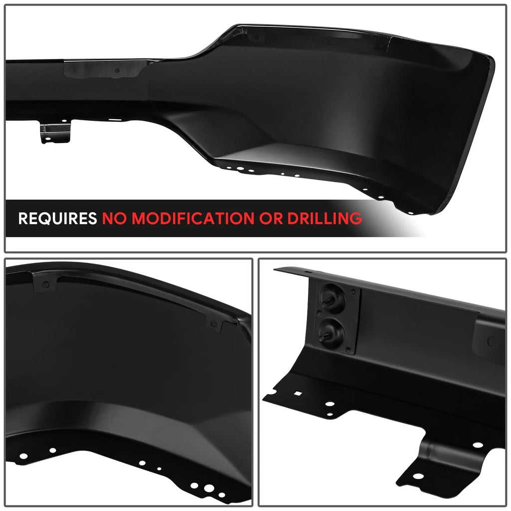 Modular Style Front Bumper (w/o Fog Light Holes) 16-19 Chevy Silverado 1500 LD