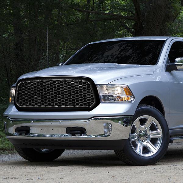 Honeycomb Mesh Front Grille 13-19 Ram Truck 1500 & Classic