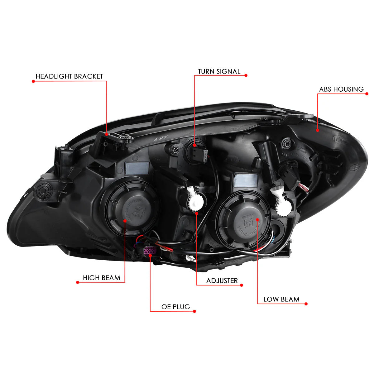 Factory Style Projector Headlight (Right) 13-16 Buick Encore