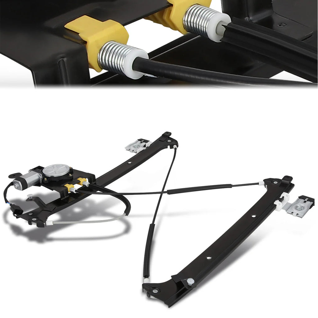 01-06 Chevrolet Silverado GMC Sierra 1500 2500 3500 Power Window Regulator w/Motor - Rear Right Side