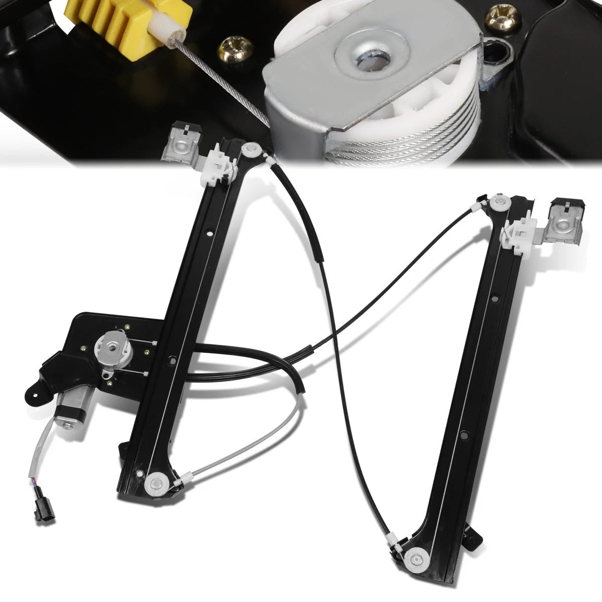 01-06 Chevy Silverado GMC Sierra 1500 2500 HD 3500 Power Window Regulator w/Motor - Rear Left Side