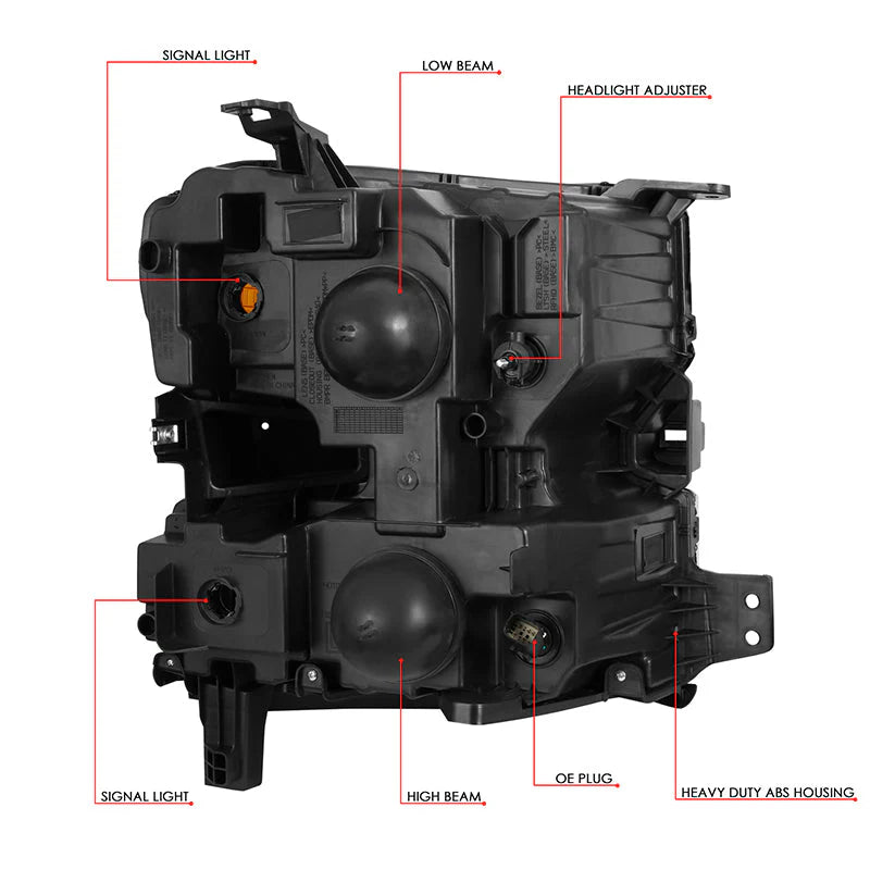 Factory Style Headlights 19-22 Chevy Silverado 1500