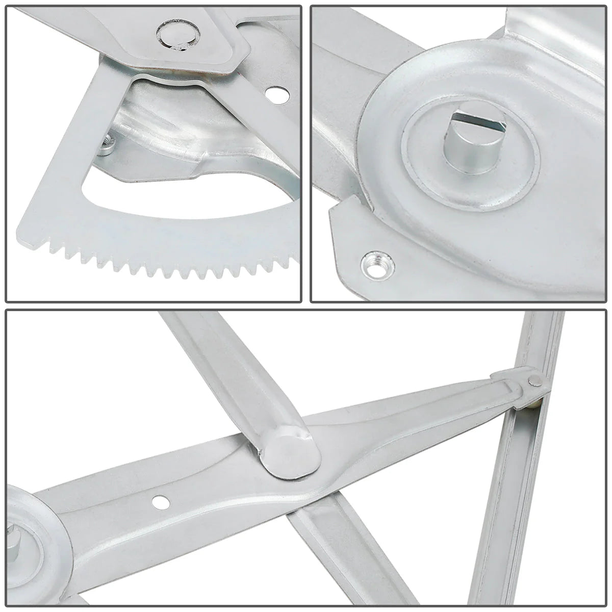 05-18 Toyota Tacoma Crew Cab Power Window Regulator w/o Motor - Front Left /Rear Left Side