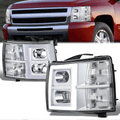 LED DRL Headlights 07-13 Chevy 1500 2500HD 3500