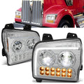 LED DRL Halo Sequential Headlights 19-22 Kenworth W990
