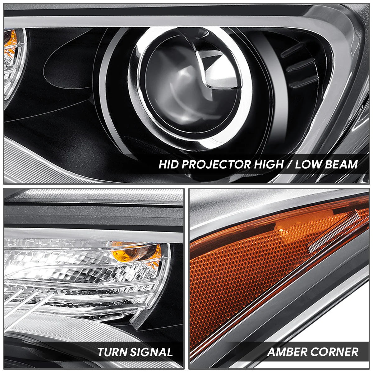 LED DRL Projector Headlight (Left) 16-18 Buick Envision