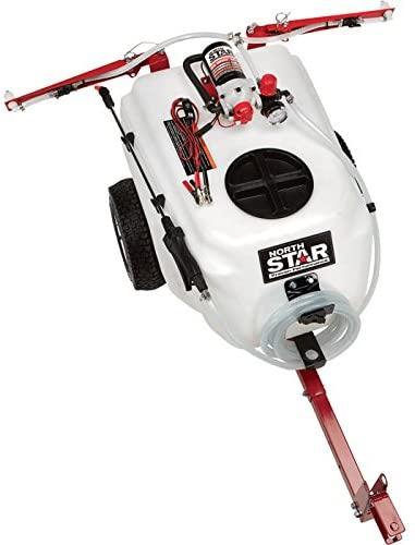 2026 21-Gallon Tow-Behind Trailer Sprayer, 2.2 GPM, 12V, Boom Broadcast & Spot Sprayer