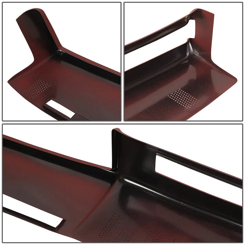 Maroon Dash Cap Cover Bezel Overlay 81-91 Chevy GMC C/K/R/V Pickup Suburban