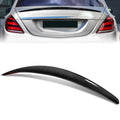P-Type Carbon Fiber Rear Trunk Lid Spoiler 14-20 Mercedes-Benz S63 S65 AMG S600L Sedan