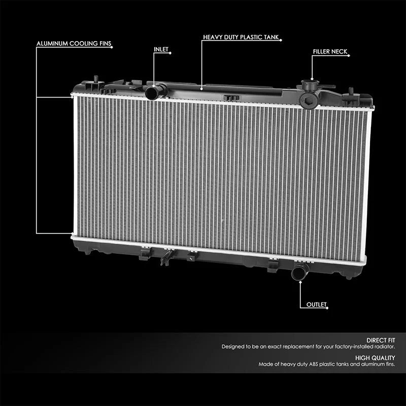 13368 Replacement Radiator 10-11 Toyota Camry 2.5L