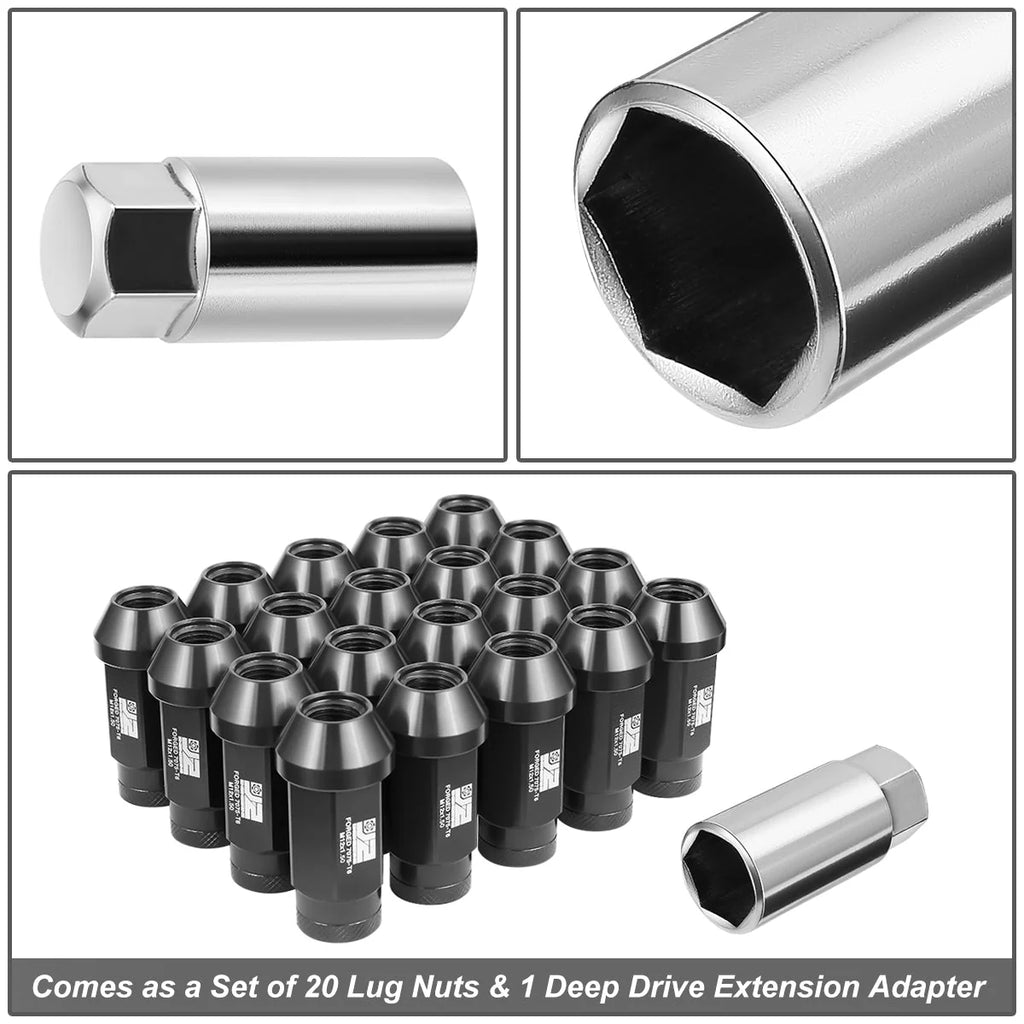 20 Pcs Closed End Aluminum Lug Nuts[A Variety Of Color Options] Universal