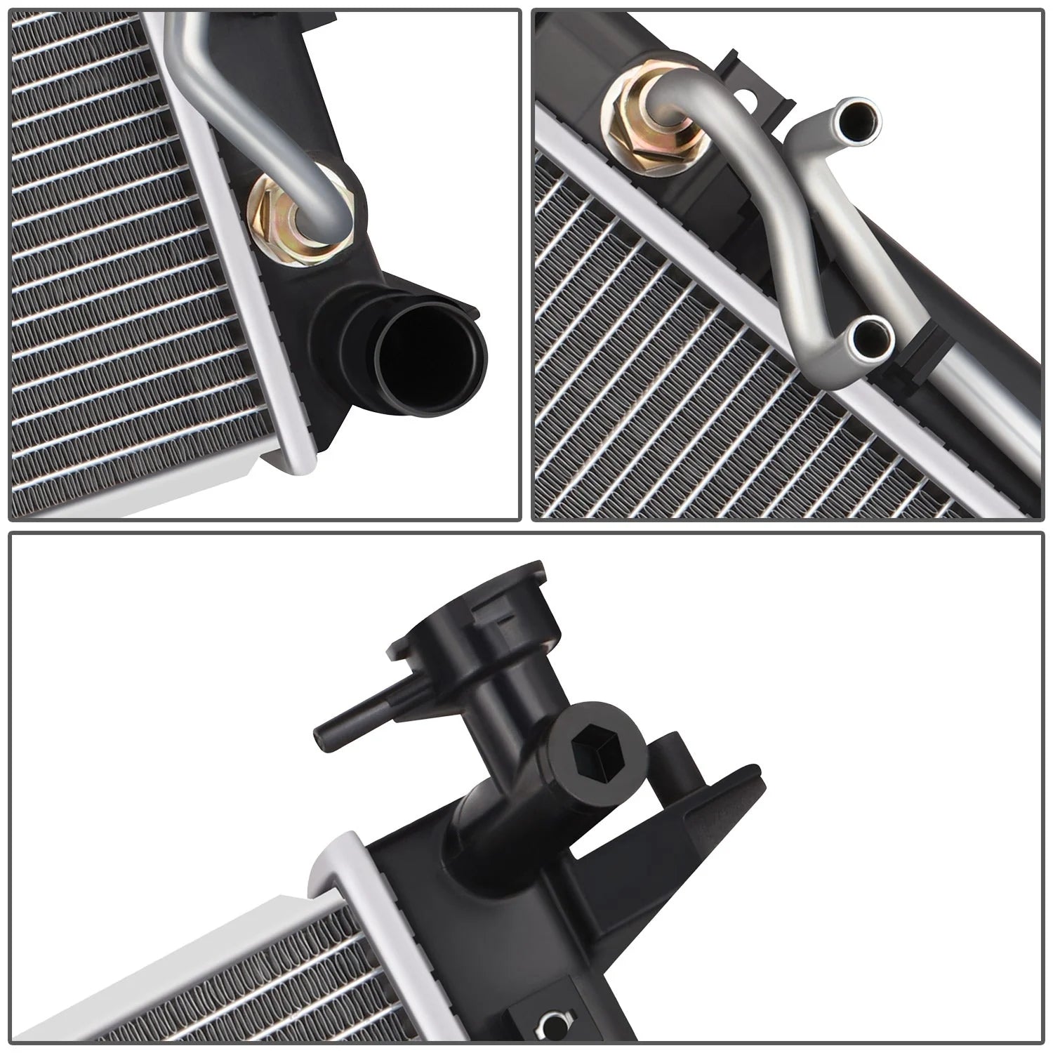 13420 Replacement Radiator 13-14 Hyundai Genesis Coupe AT