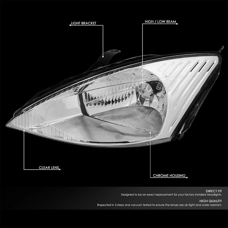Factory Style Headlights 03-04 Ford Focus