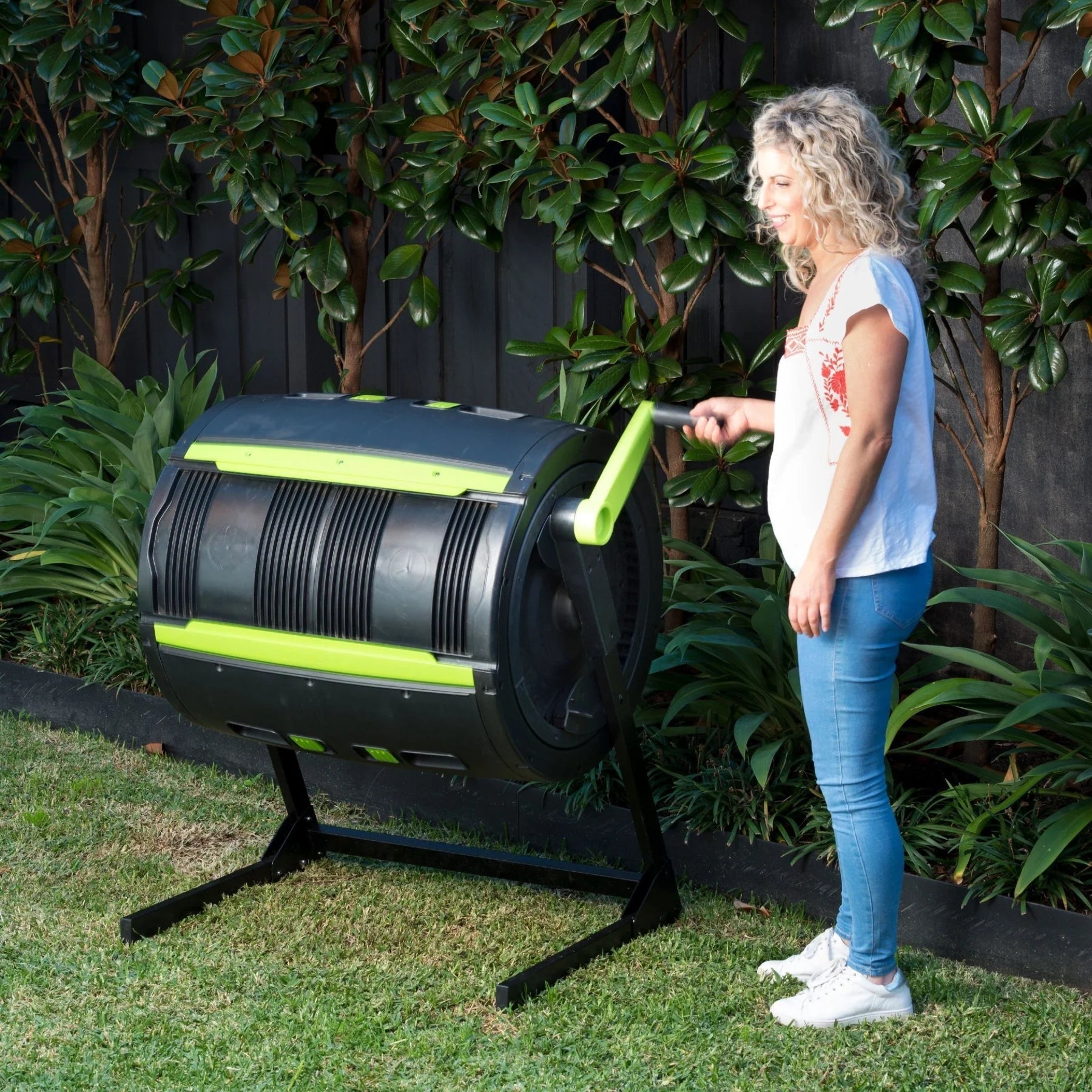 2026 65-Gallon Compost Tumbler And Cart Combo